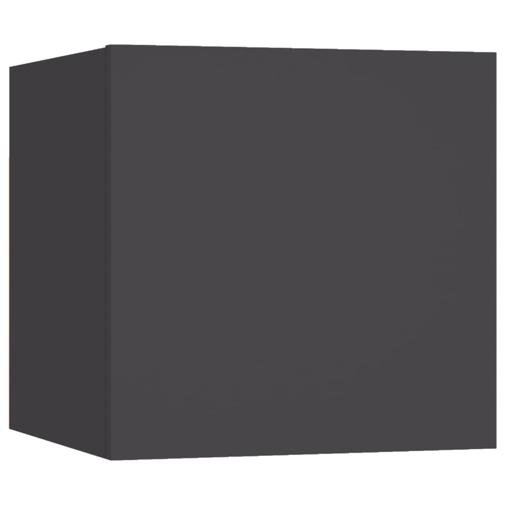 vidaXL szürke forgácslap éjjeliszekrény 30,5 x 30 x 30 cm