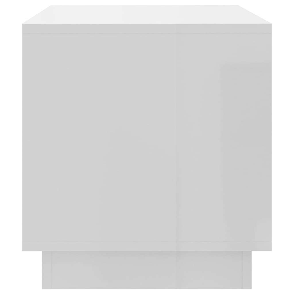 vidaXL magasfényű fehér forgácslap TV-szekrény 70 x 41 x 44 cm