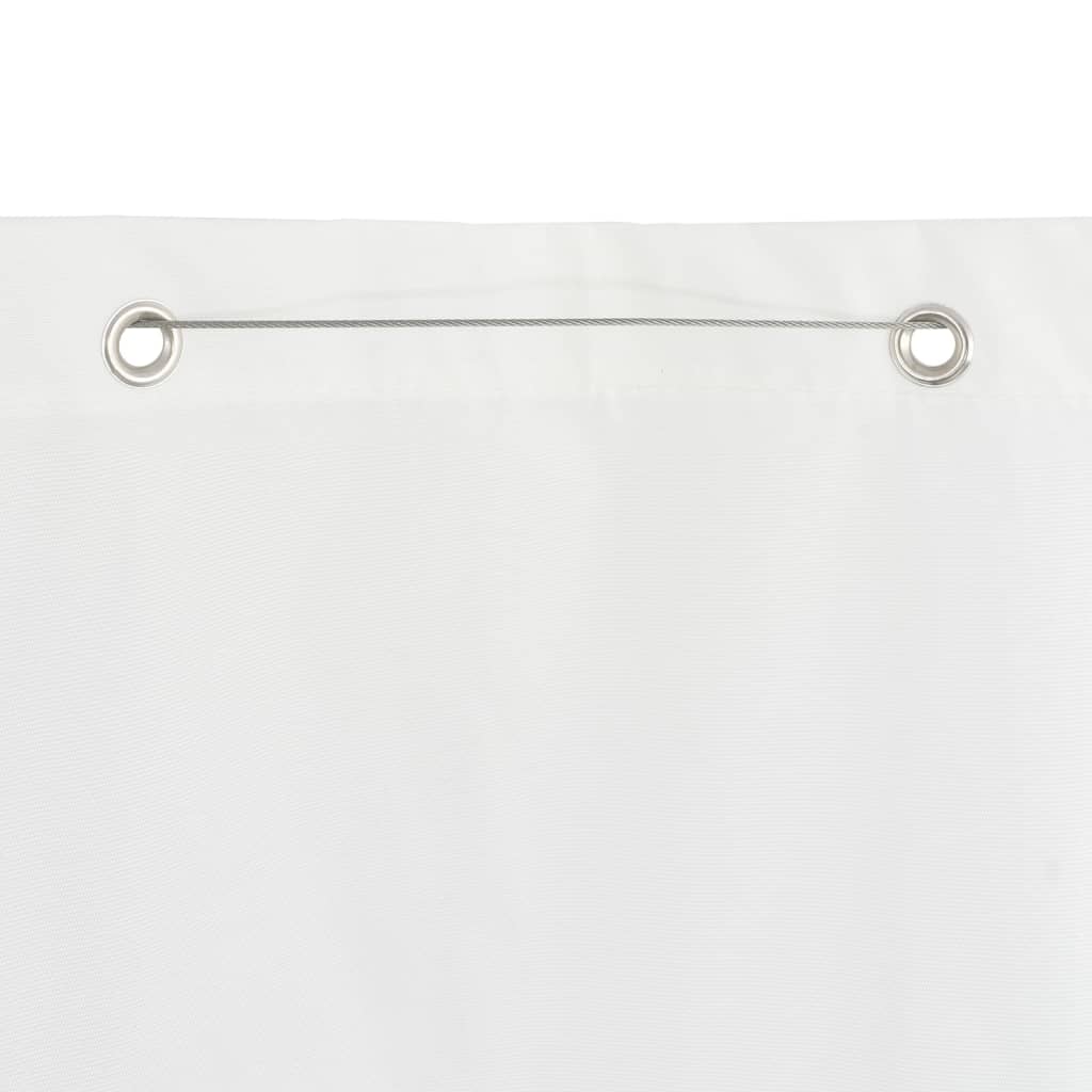 vidaXL fehér oxford-szövet erkélyparaván 160 x 240 cm