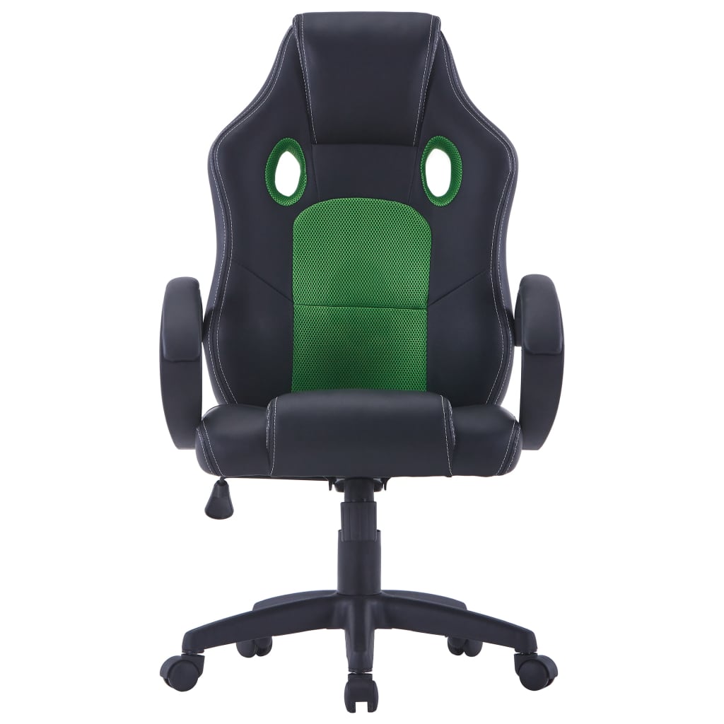 vidaXL zöld műbőr gamer-szék