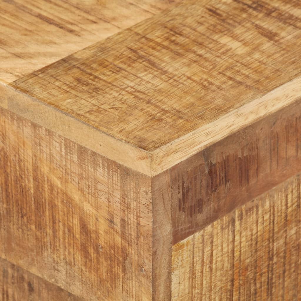 vidaXL nyers mangófa kisasztal 30 x 30 x 33 cm