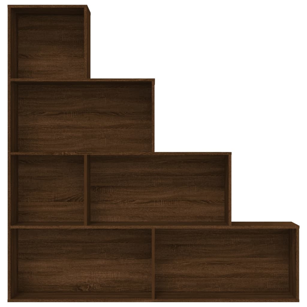 vidaXL barna tölgyszínű könyvszekrény 155 x 24 x 160 cm