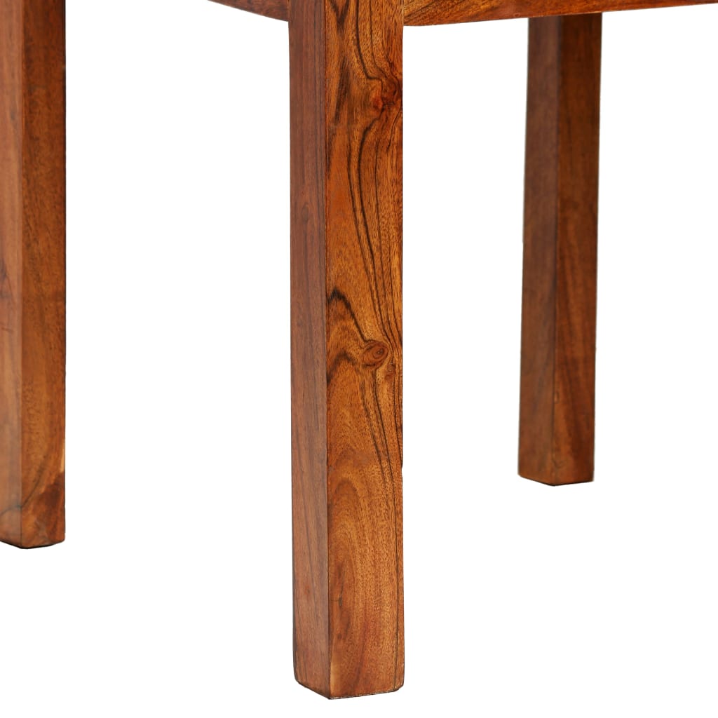 vidaXL 4 db modern stílusú tömör fa szék paliszander felülettel