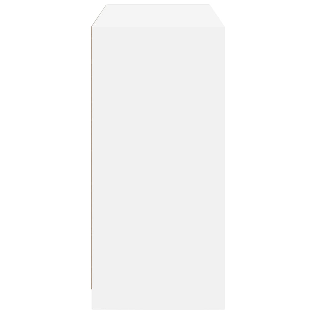 vidaXL fehér szerelt fa ruhásszekrény 77 x 48 x 102 cm