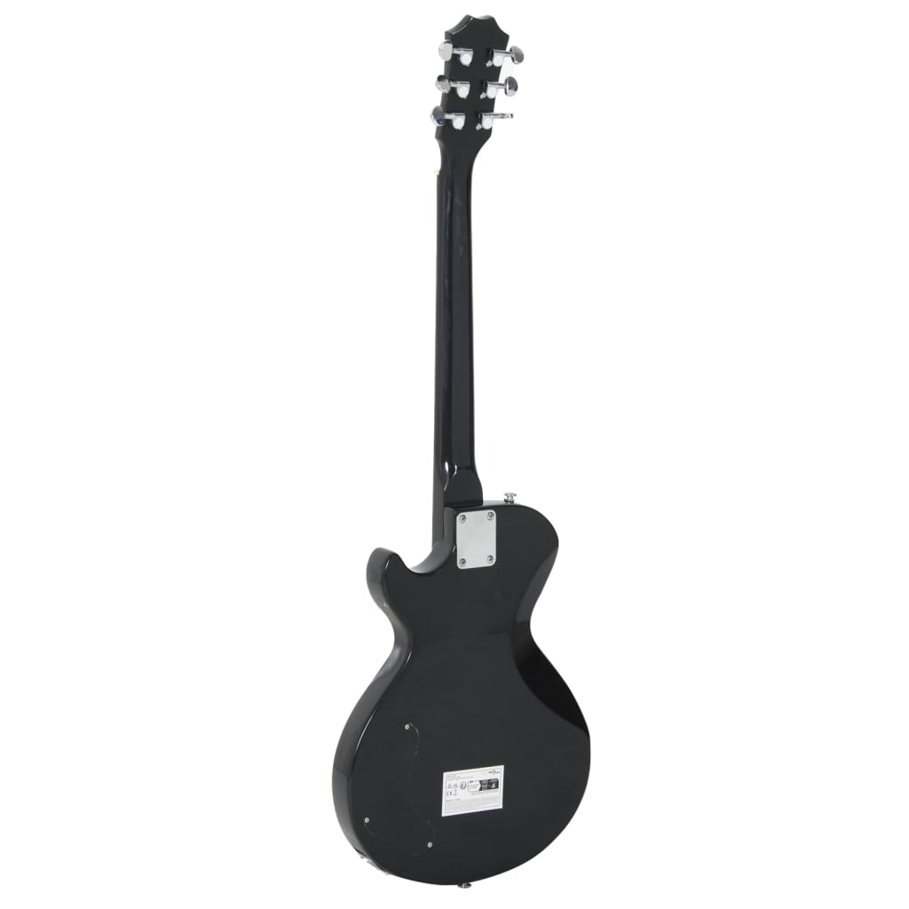 vidaXL fekete elektromos gitár kezdőknek tokkal 4/4 39"