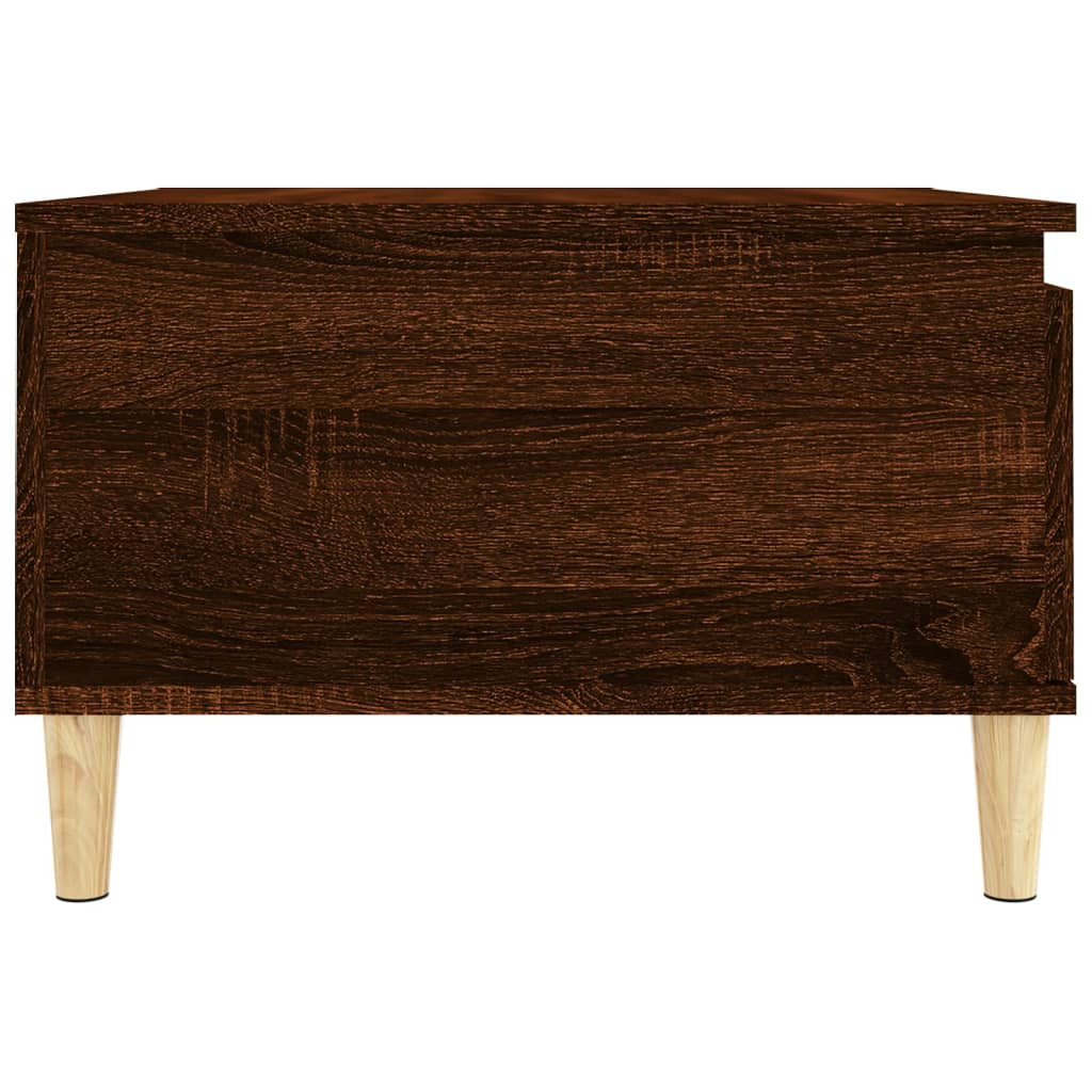 vidaXL barna tölgyszínű szerelt fa dohányzóasztal 55x55x36,5 cm