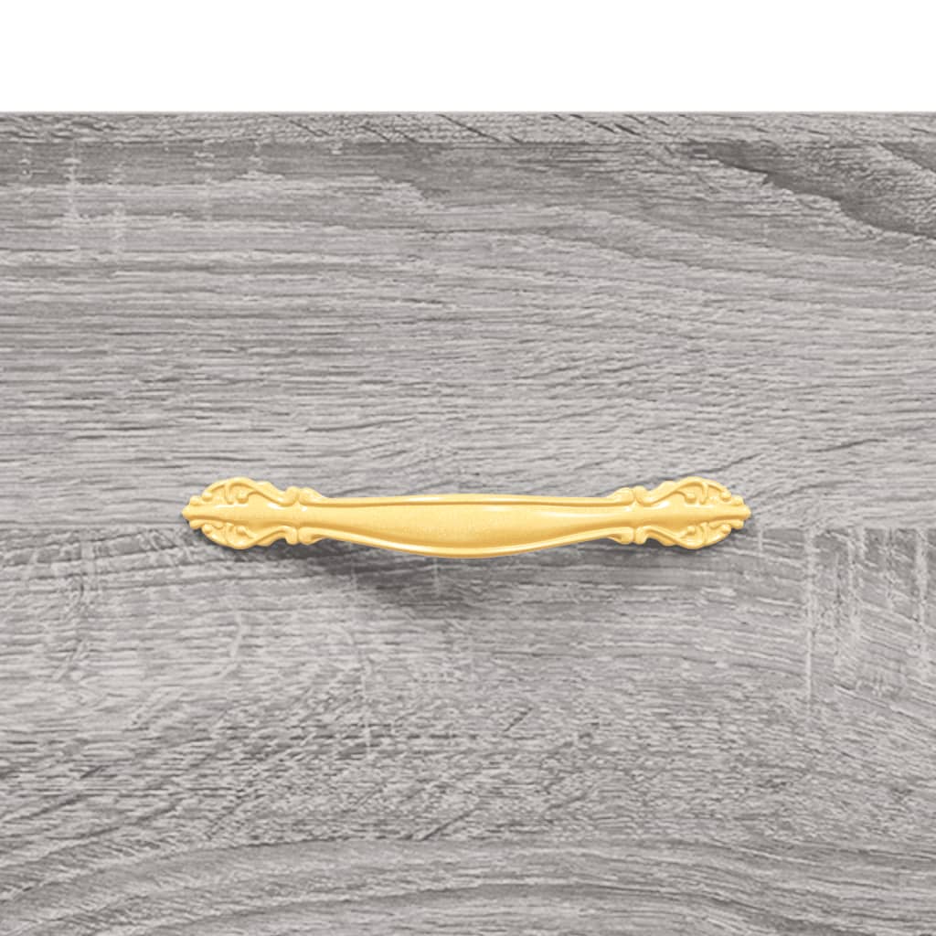 vidaXL szürke sonoma színű szerelt fa cipősszekrény 102x36x60 cm