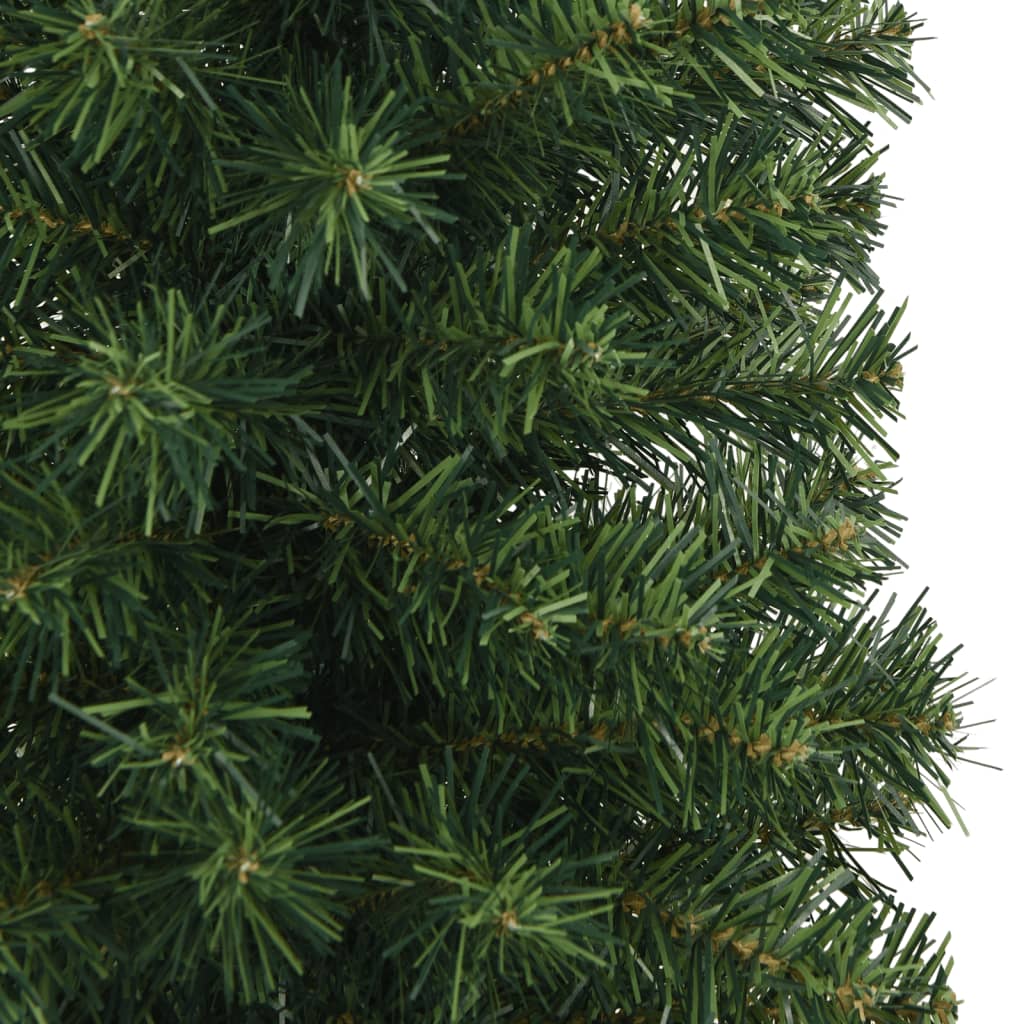 vidaXL zöld PVC vékony műkarácsonyfa állvánnyal 240 cm