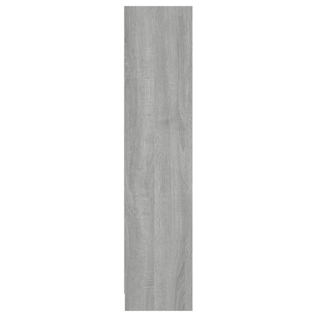 vidaXL szürke sonoma színű szerelt fa könyvszekrény 60 x 24 x 109 cm