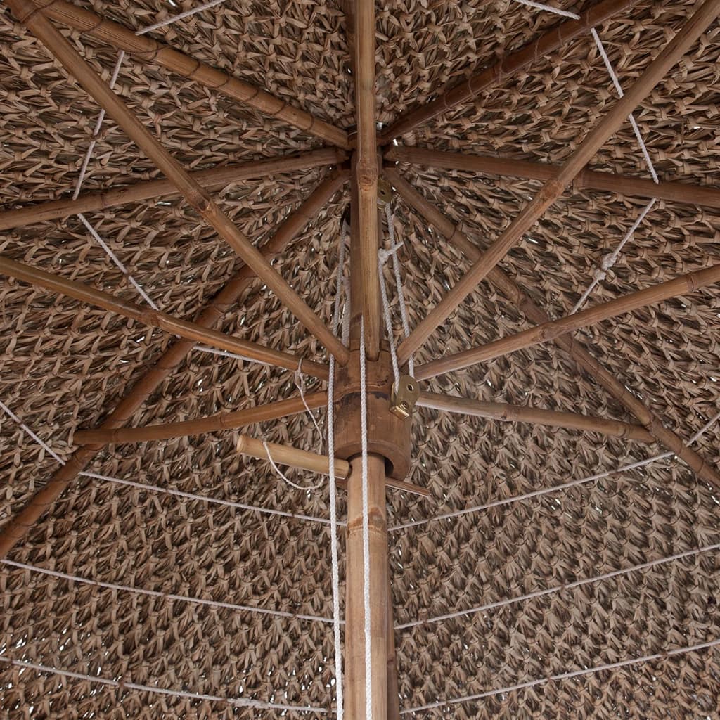 vidaXL bambuszernyő banánlevél tetővel 270 cm