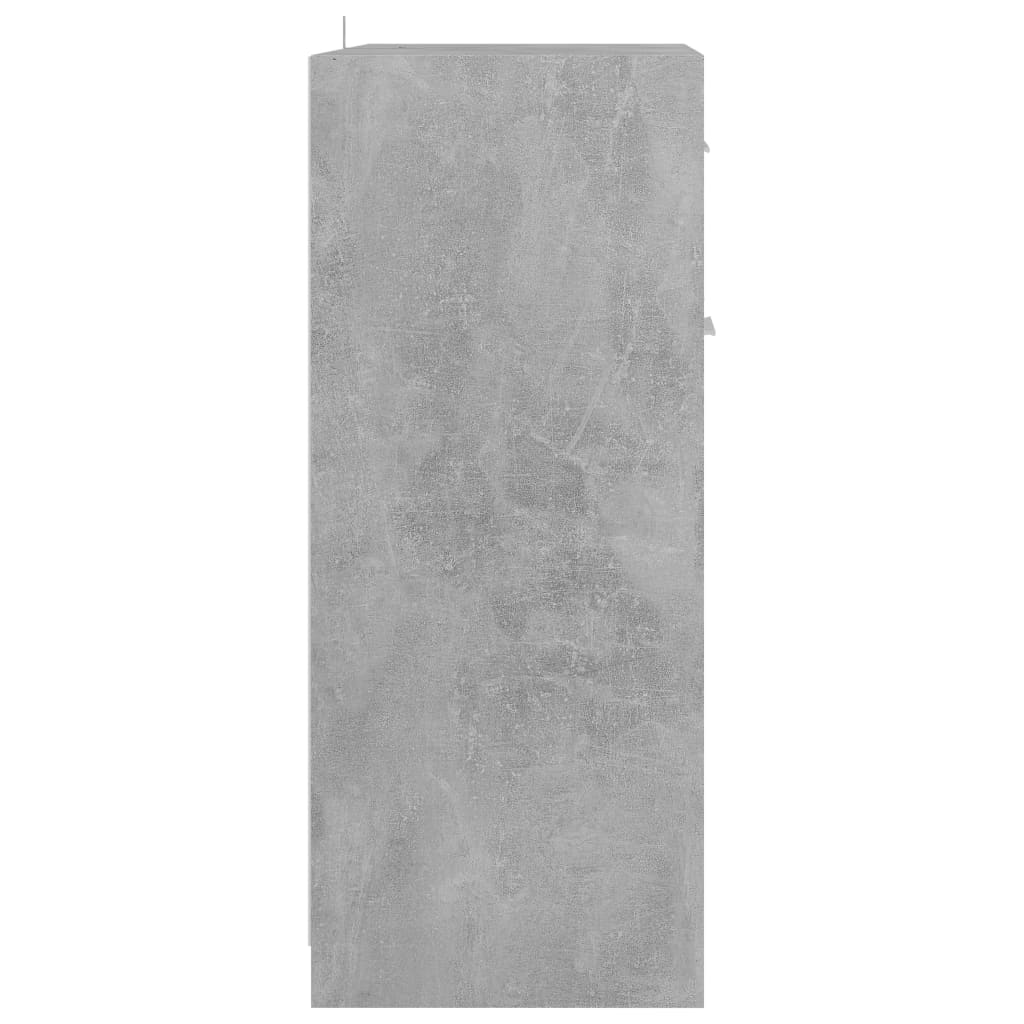 vidaXL betonszürke forgácslap fürdőszobaszekrény 60 x 33 x 80 cm