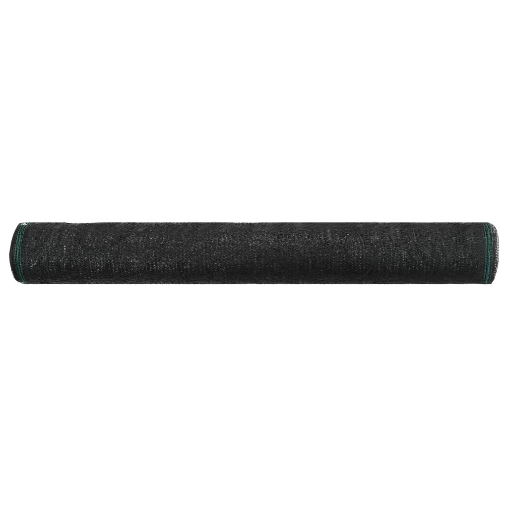 vidaXL fekete HDPE teniszháló 1,6 x 25 m