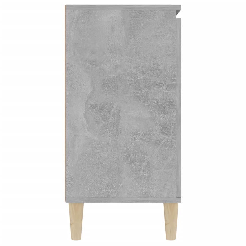 vidaXL betonszürke szerelt fa tálalószekrény 103,5 x 35 x 70 cm
