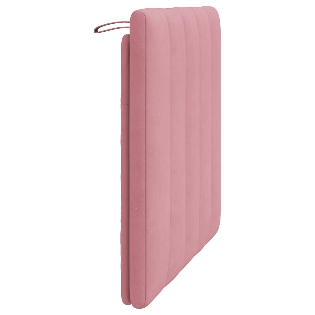 vidaXL rózsaszín bársony fejtámla párna 80 cm