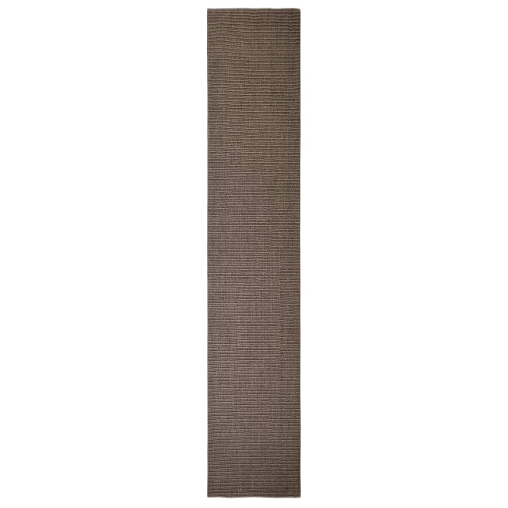 vidaXL barna szizálszőnyeg kaparófához 66 x 350 cm