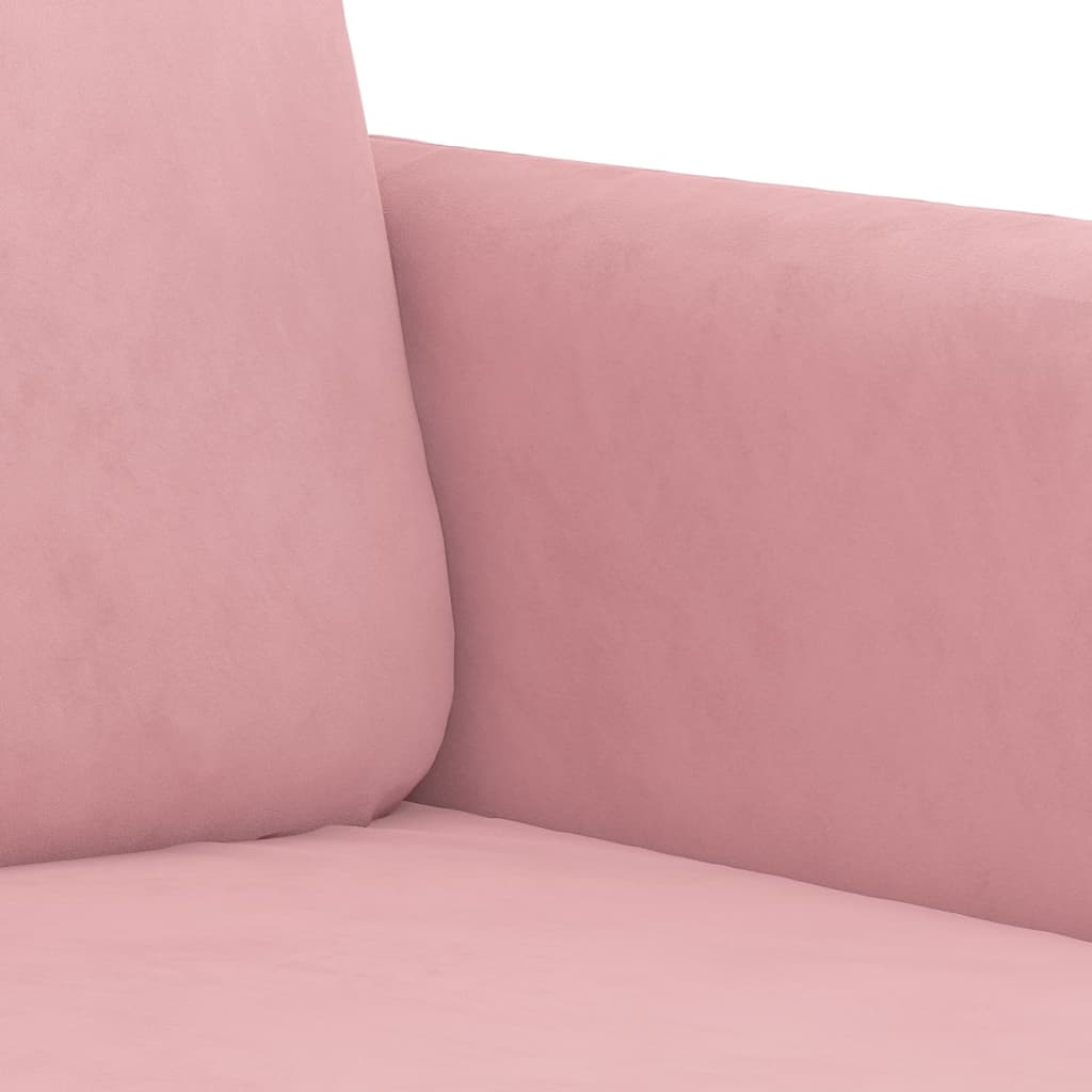 vidaXL rózsaszín bársony kanapéfotel 60 cm