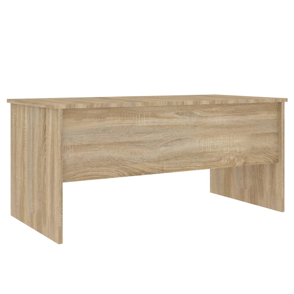 vidaXL sonoma tölgy színű szerelt fa dohányzóasztal 102x50,5x46,5 cm