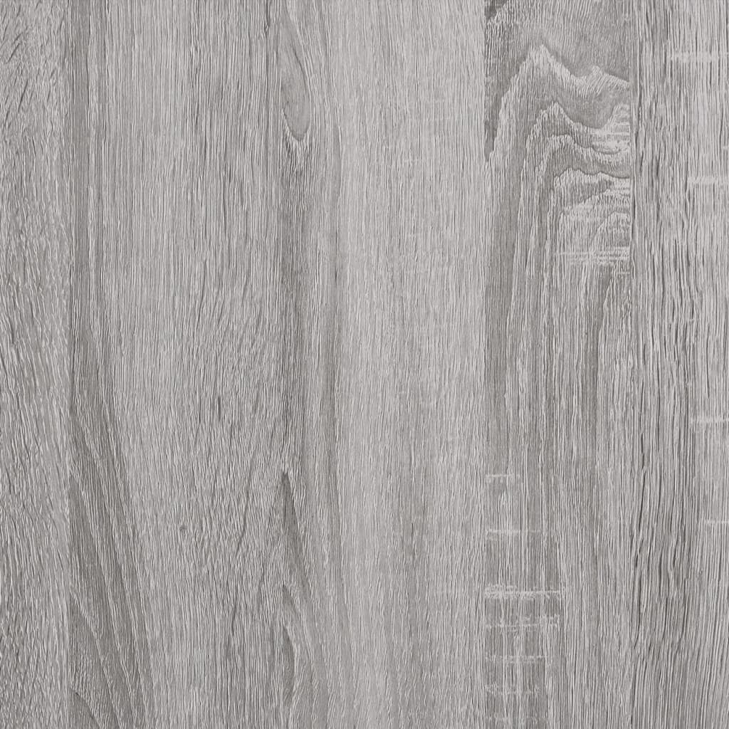 vidaXL szürke sonoma színű szerelt fa tálalószekrény 80x33x70 cm