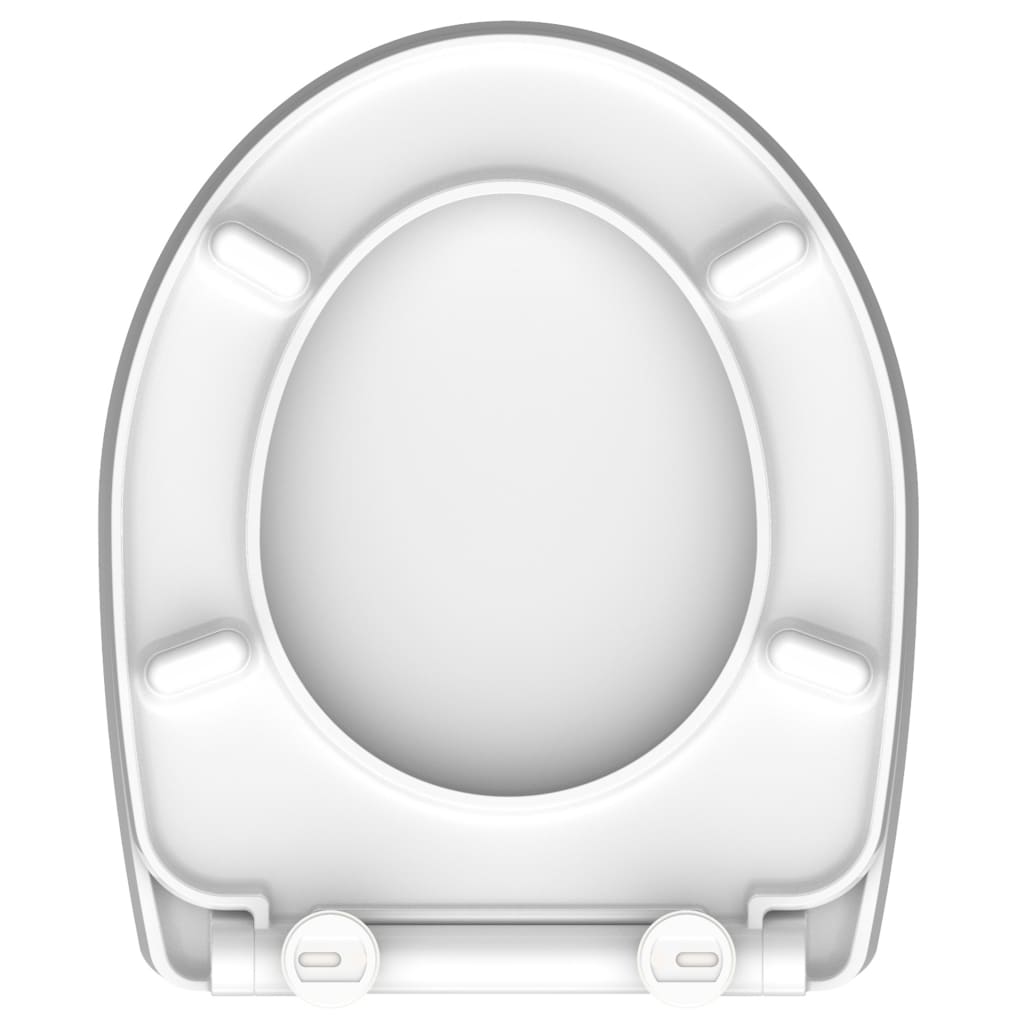 SCHÜTTE CRAZY SKULL duroplast WC-ülőke finoman záródó mechanizmussal
