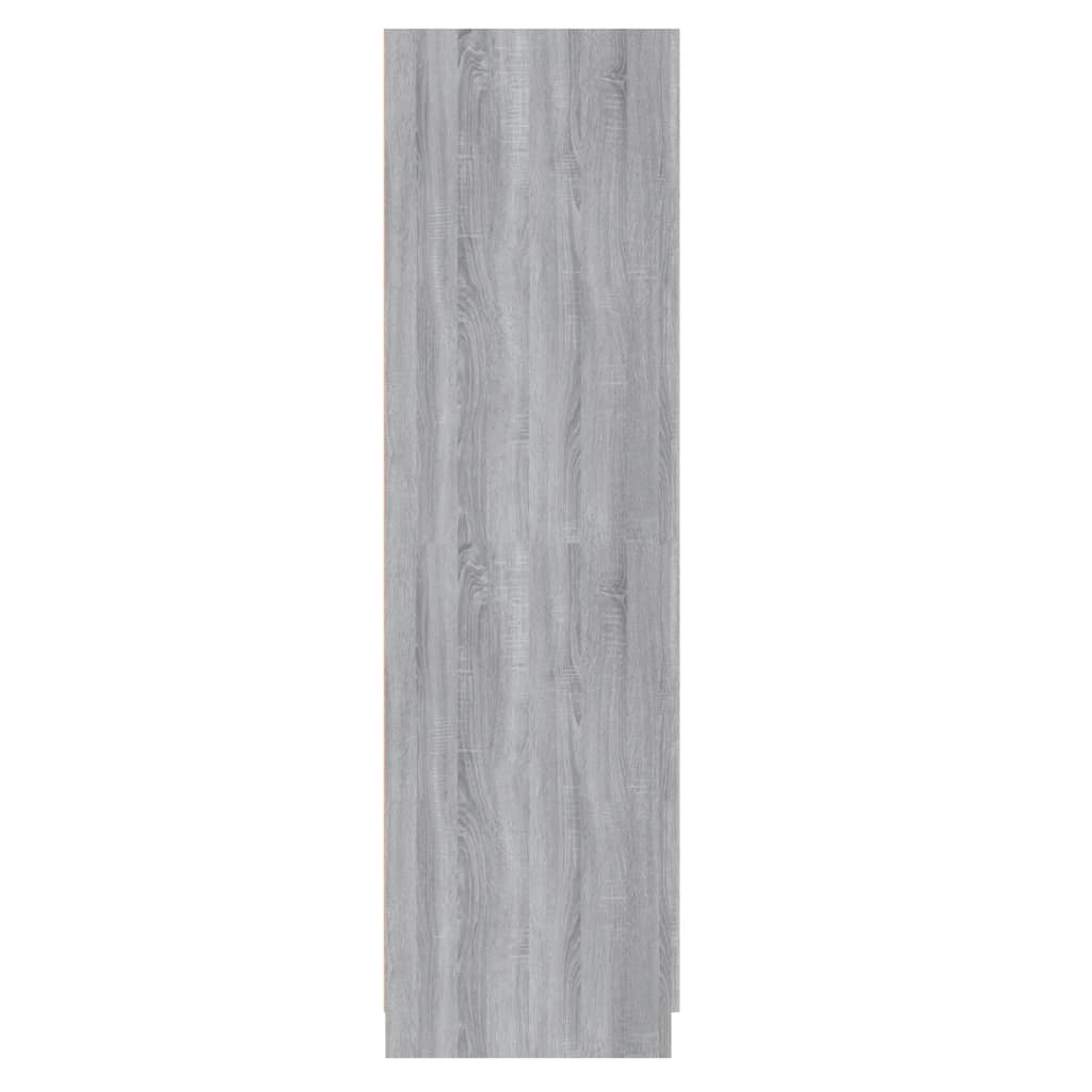 vidaXL szürke sonoma színű szerelt fa ruhásszekrény 80 x 52 x 180 cm
