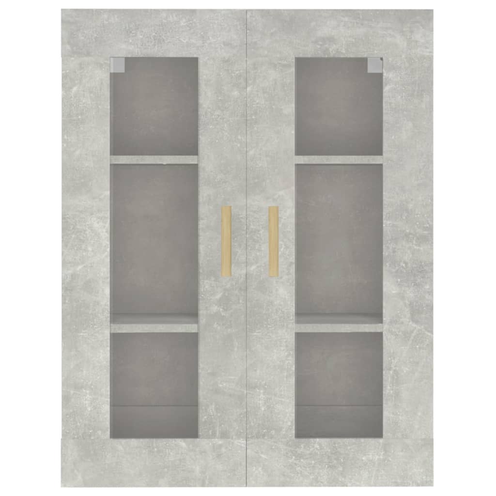 vidaXL betonszürke függő faliszekrény 69,5 x 34 x 90 cm