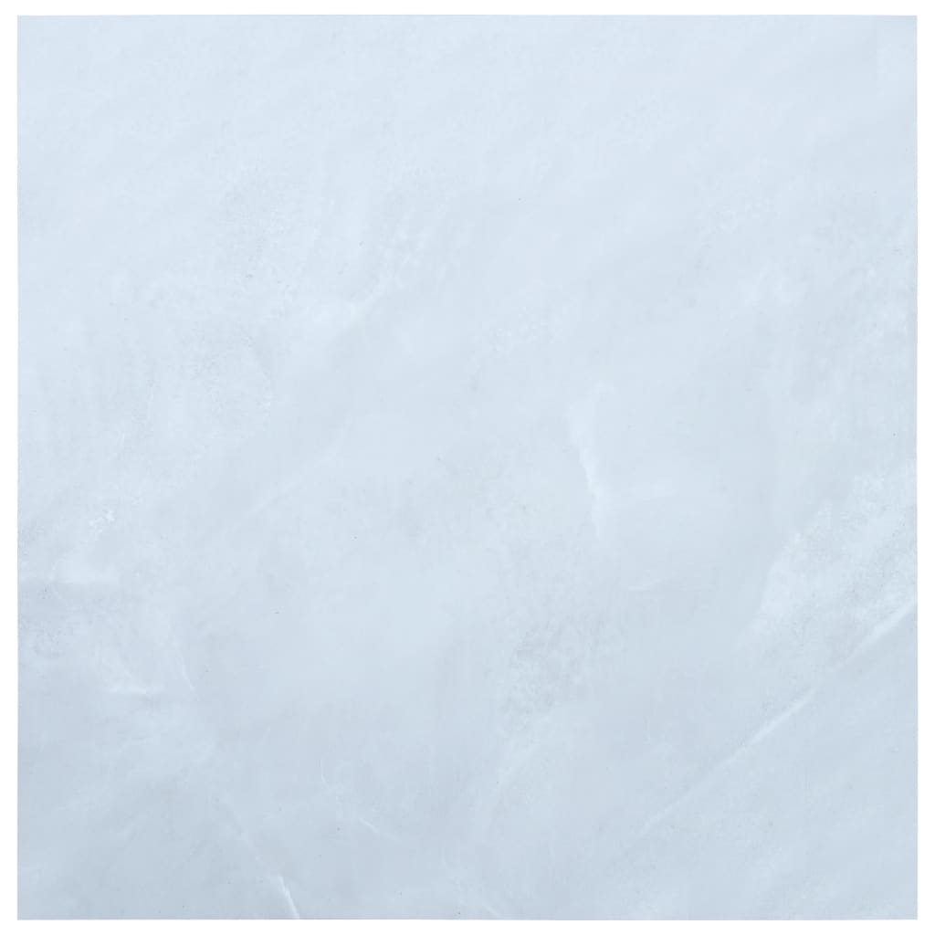 vidaXL fehér márványmintás öntapadó PVC padlólapok 5,11 m²