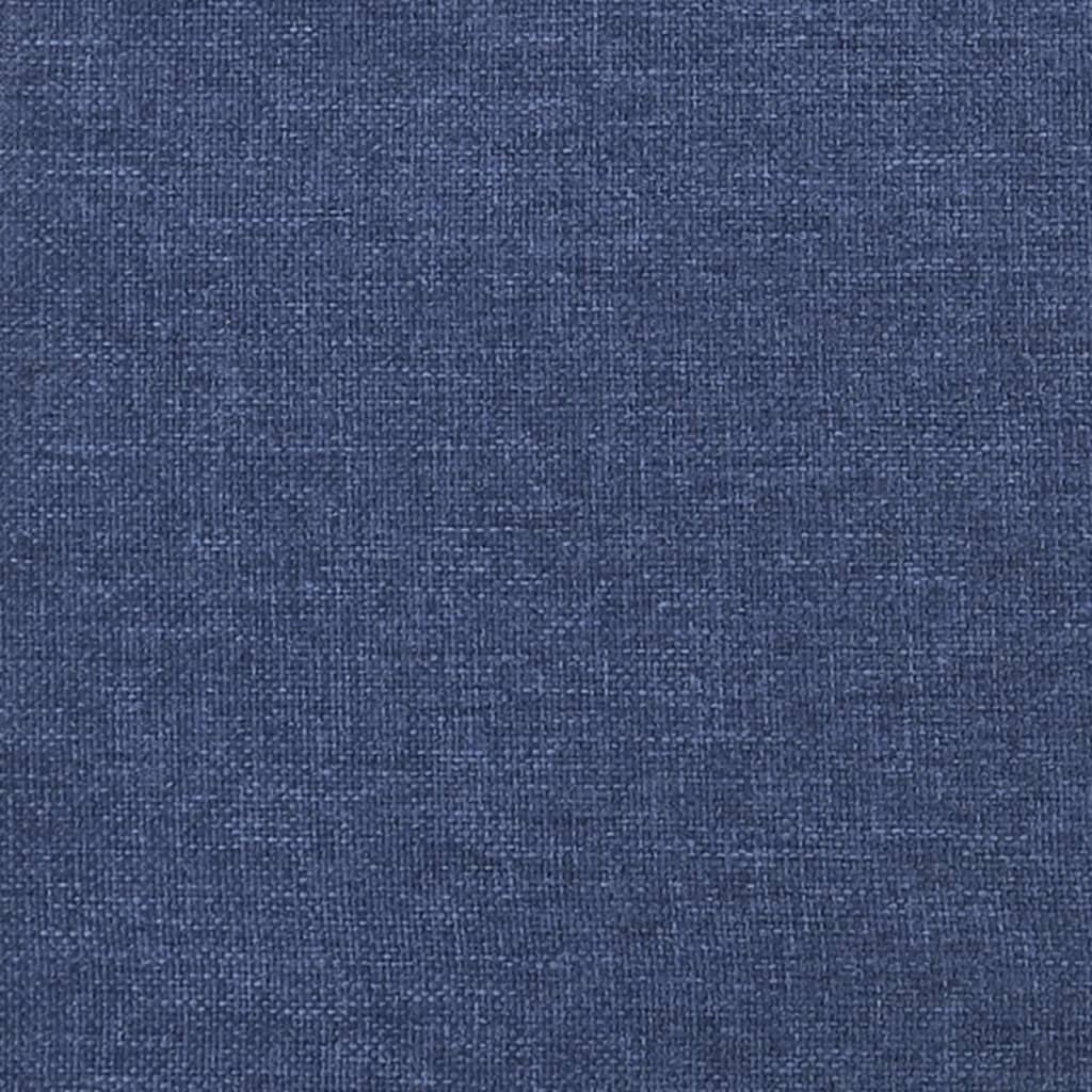 vidaXL kék szövet fejtámla 183x16x78/88 cm