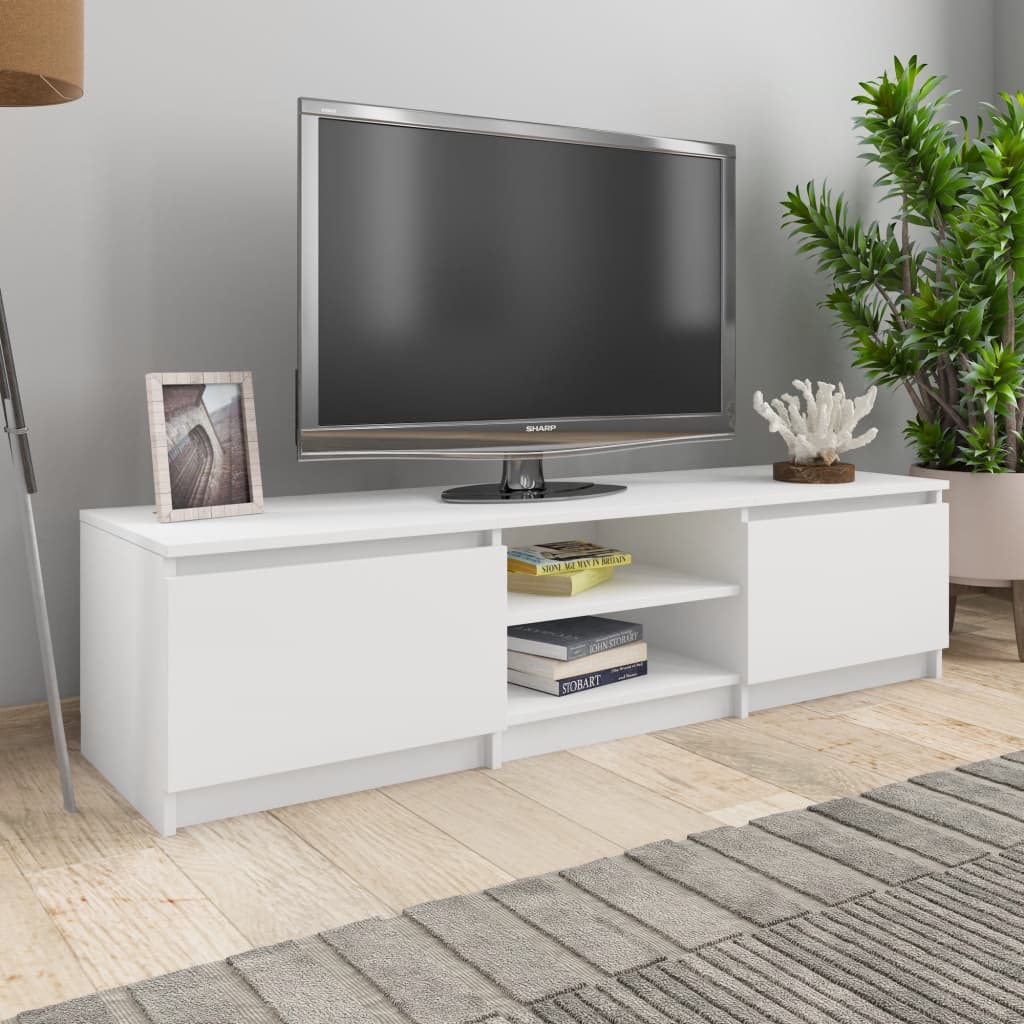vidaXL fehér forgácslap TV-szekrény 140 x 40 x 35,5 cm
