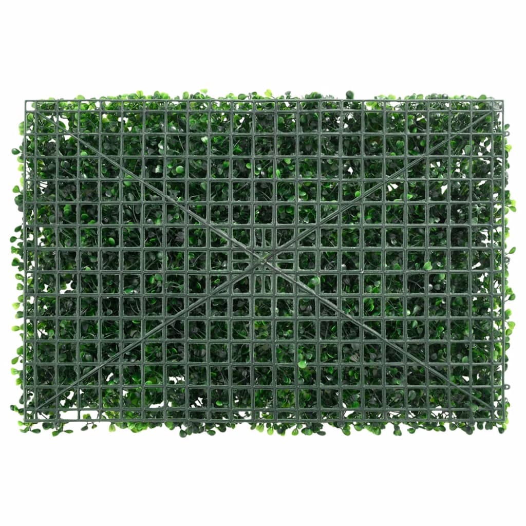  vidaXL 6 db zöld műnövénykerítés 40 x 60 cm