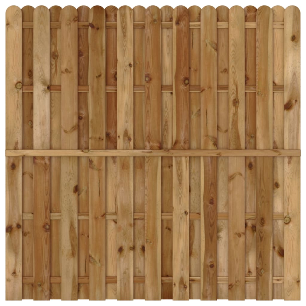 vidaXL hit & miss stílusú fenyőfa kerítéspanel 180 x 180 cm