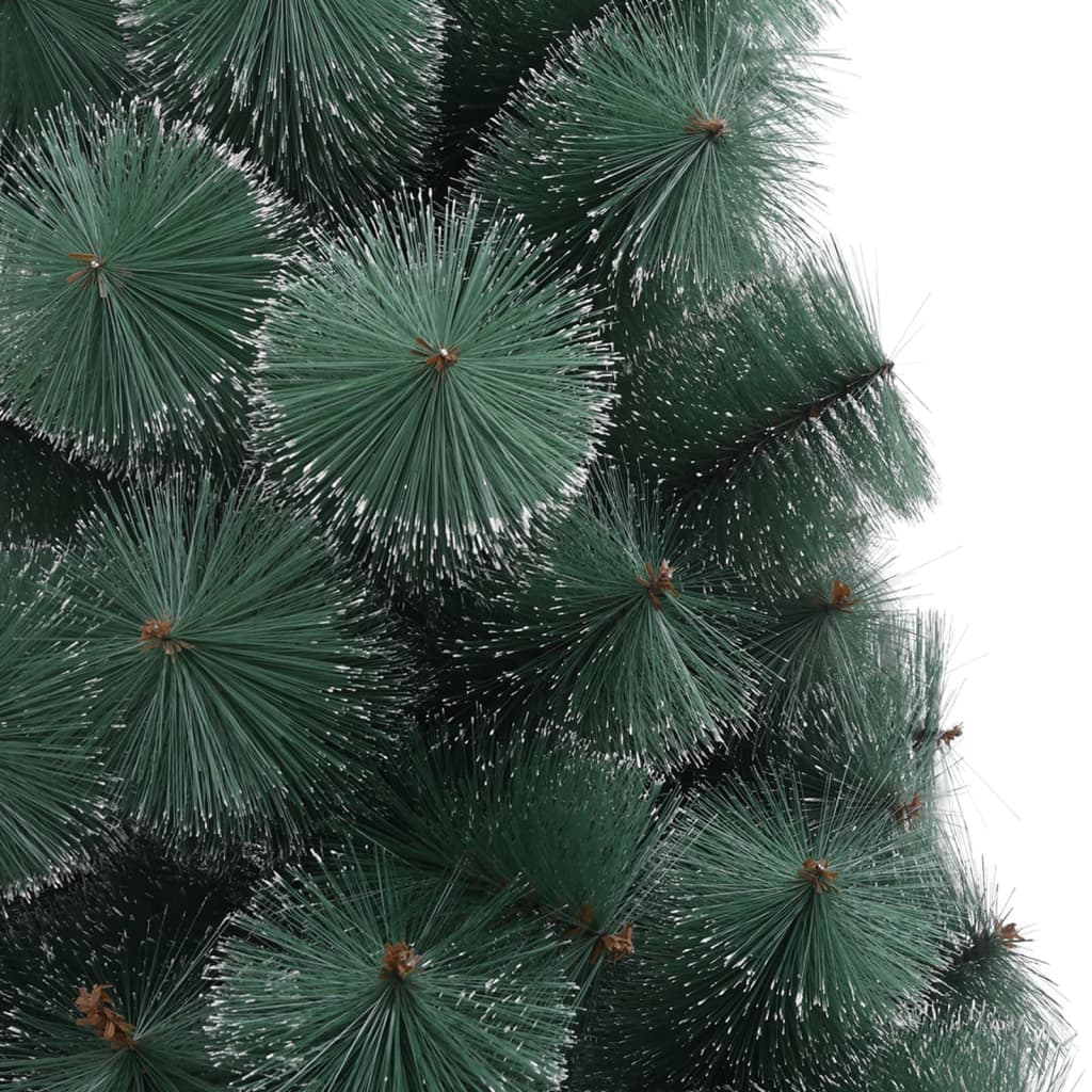 vidaXL zöld PET megvilágított műkarácsonyfa állvánnyal 150 cm