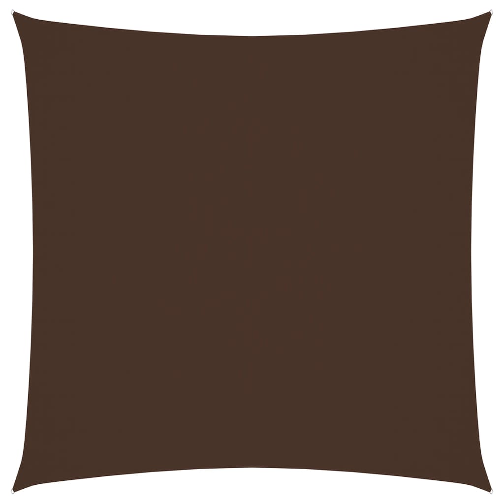 vidaXL barna négyzet alakú oxford-szövet napvitorla 4,5 x 4,5 m