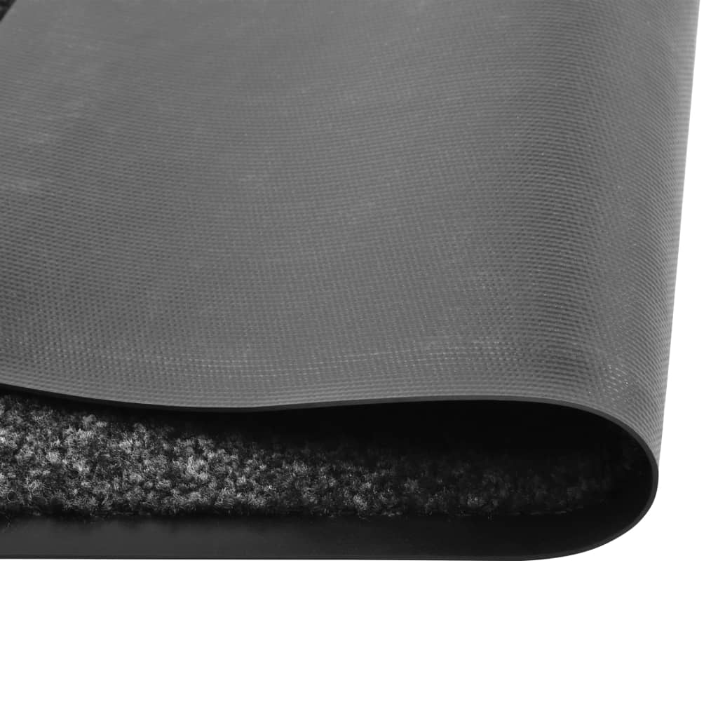 vidaXL fekete kimosható lábtörlő 40 x 60 cm