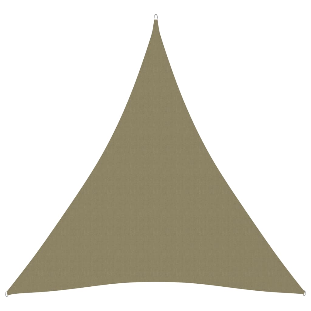 vidaXL bézs háromszög alakú oxford-szövet napvitorla 4 x 5 x 5 m