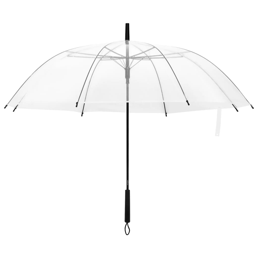 vidaXL átlátszó esernyő 107 cm
