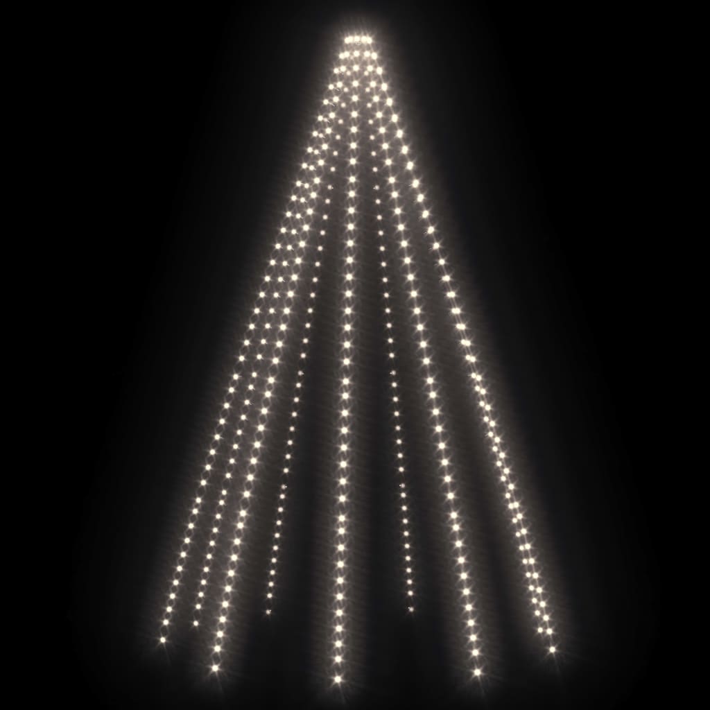 vidaXL karácsonyfa-fényfüzér 400 hideg fehér LED-del 400 cm