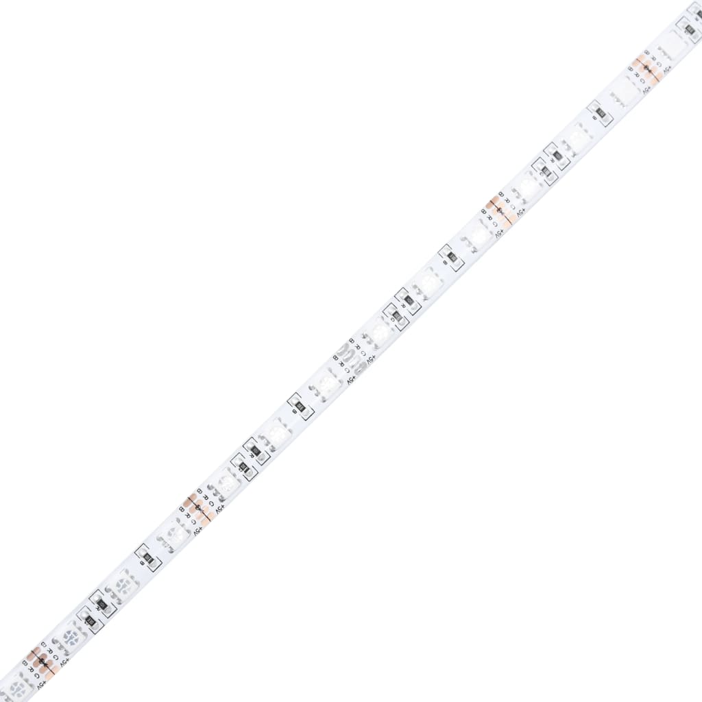 vidaXL sonoma-tölgyszínű szerelt fa LED-es fejtámla 100x18,5x103,5 cm
