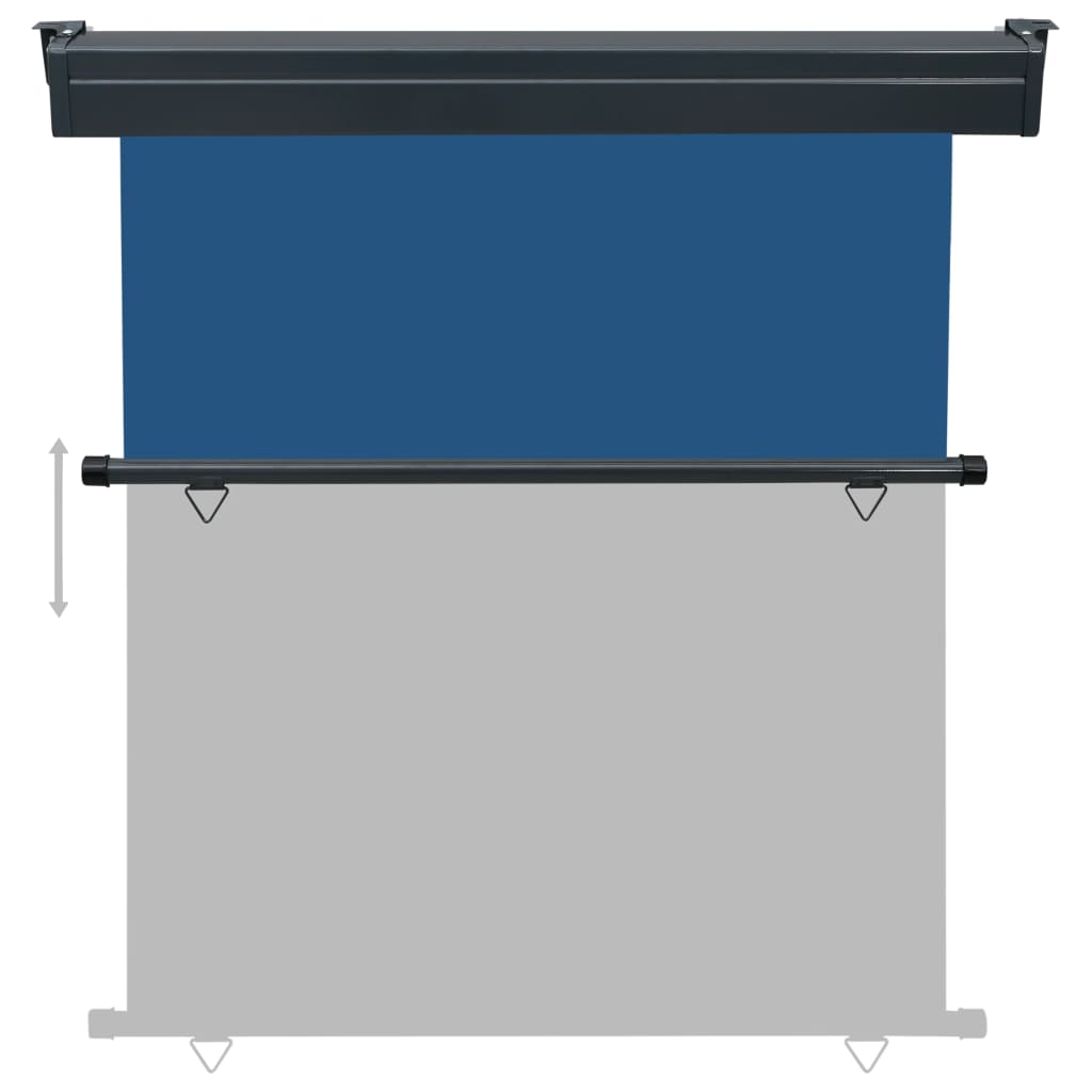 vidaXL kék oldalsó terasznapellenző 170 x 250 cm