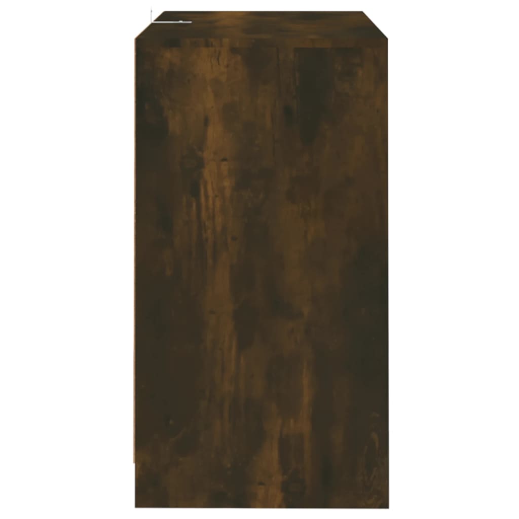 vidaXL füstös tölgyszínű forgácslap tálalószekrény 70 x 41 x 75 cm