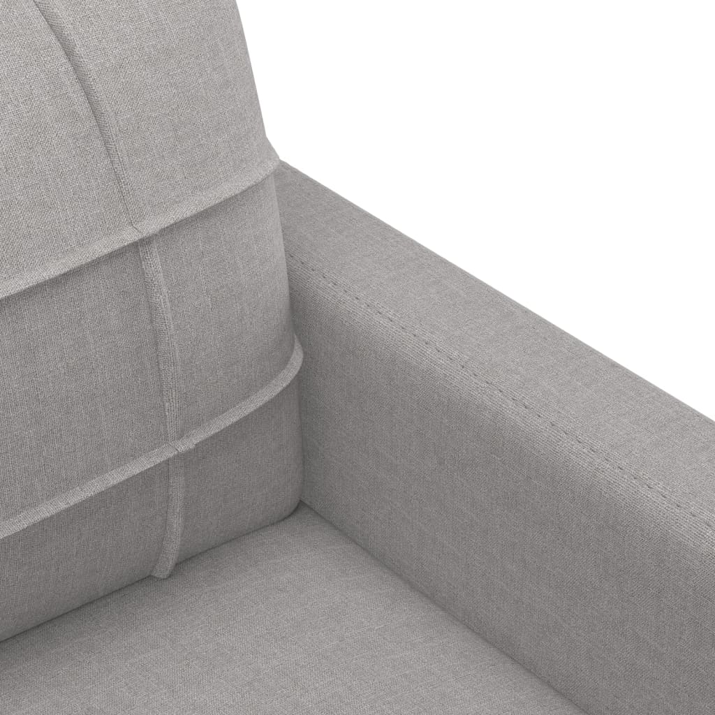 vidaXL világosszürke szövet kanapéfotel 60 cm