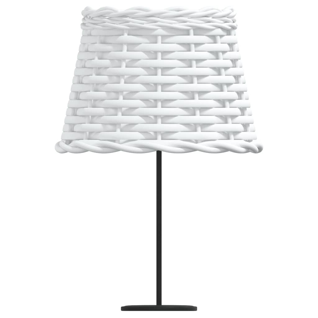 vidaXL fehér fonott lámpaernyő Ø20x15 cm