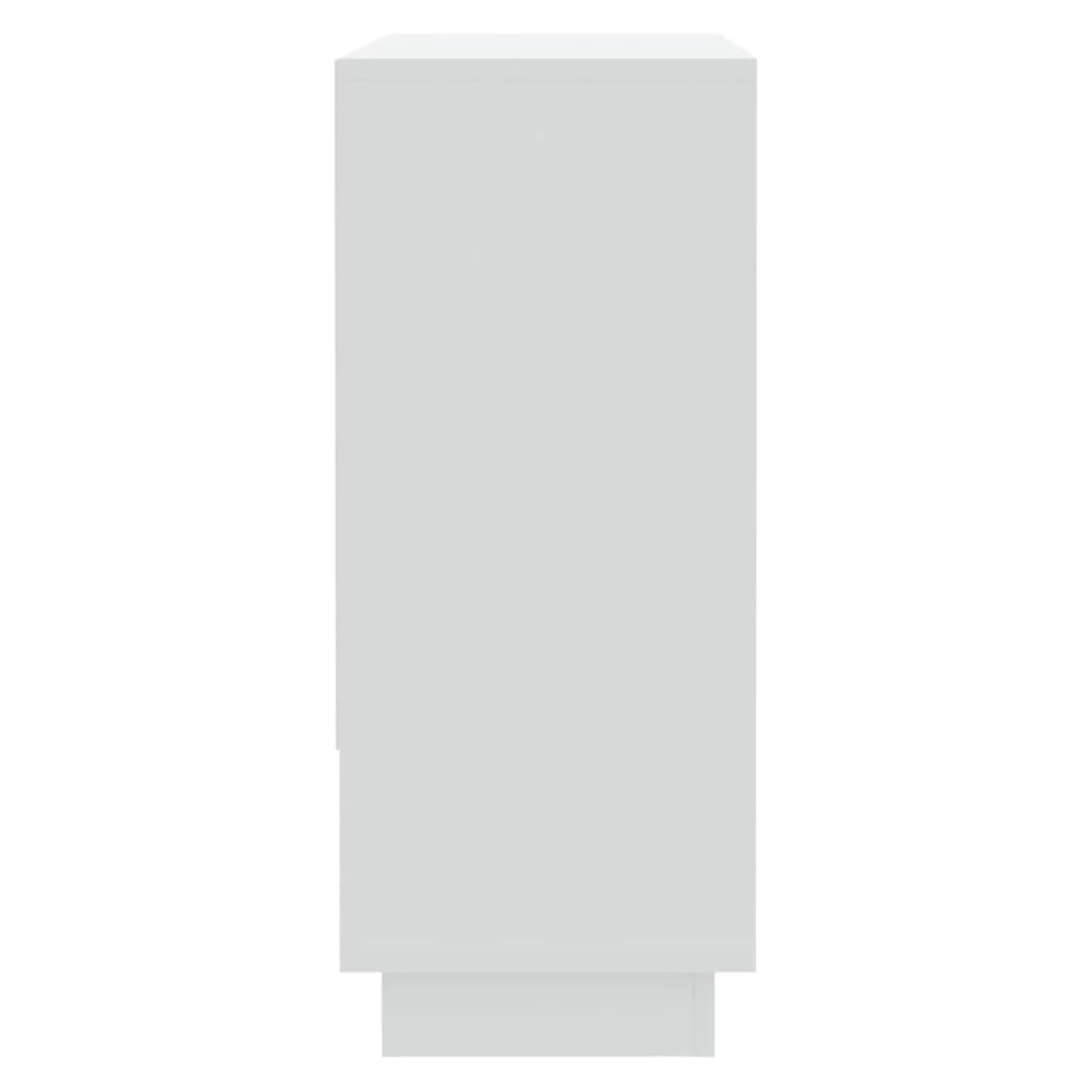 vidaXL fehér forgácslap tálalószekrény 97 x 31 x 75 cm