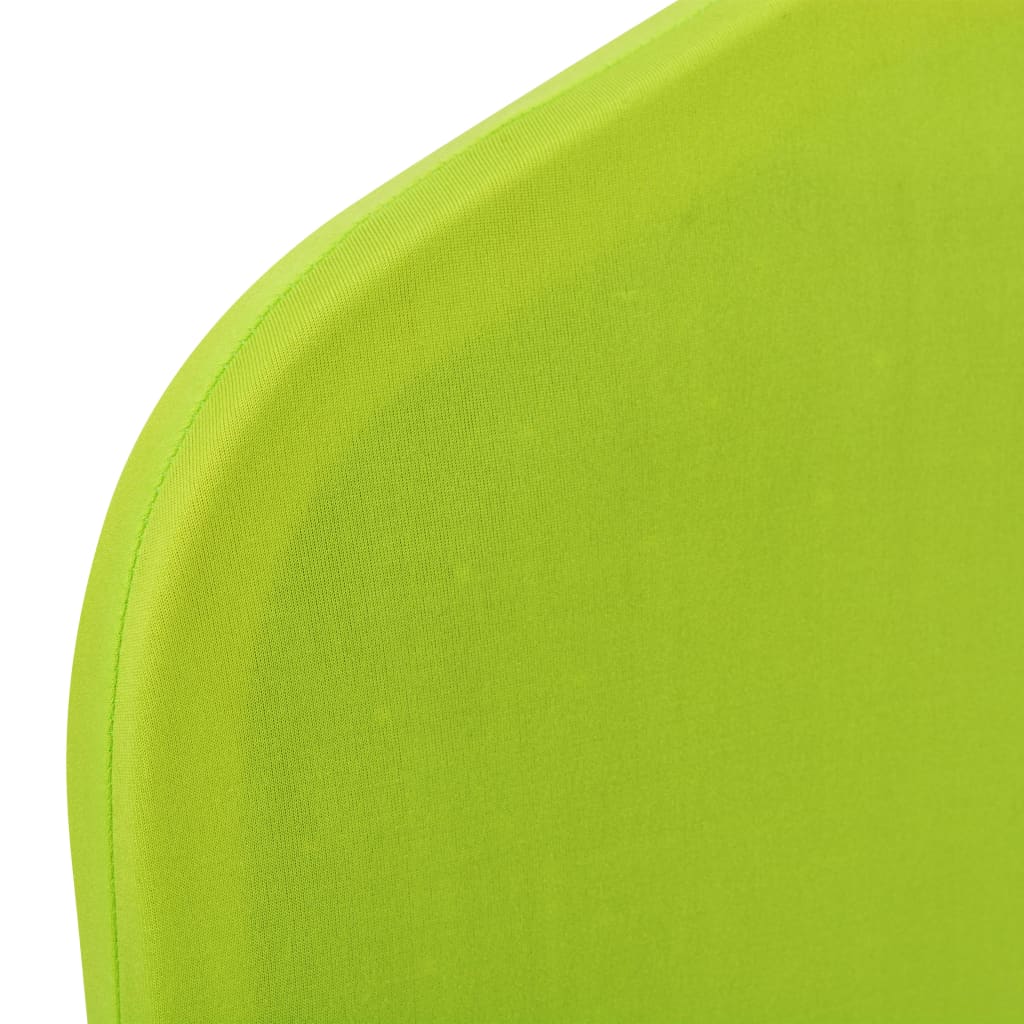 vidaXL 6 db zöld nyújtható székszoknya