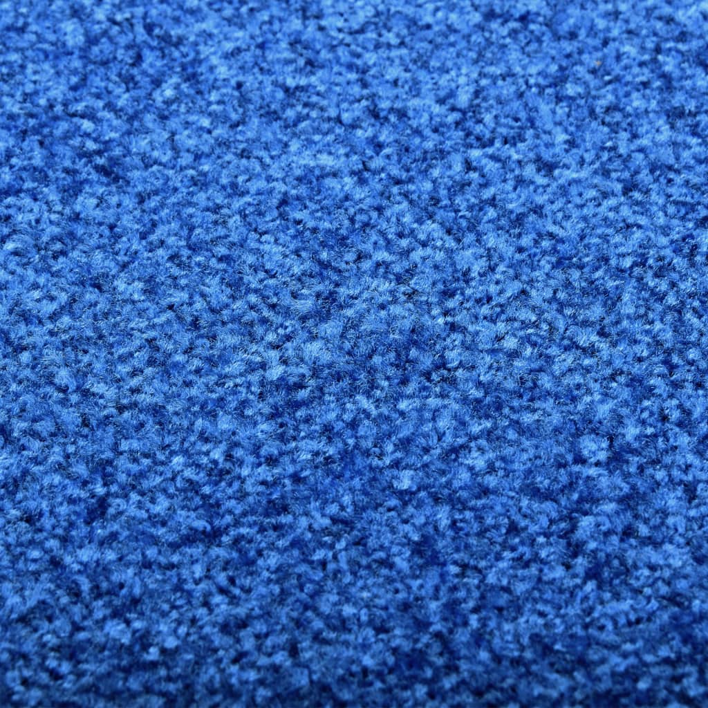 vidaXL kék kimosható lábtörlő 90 x 120 cm