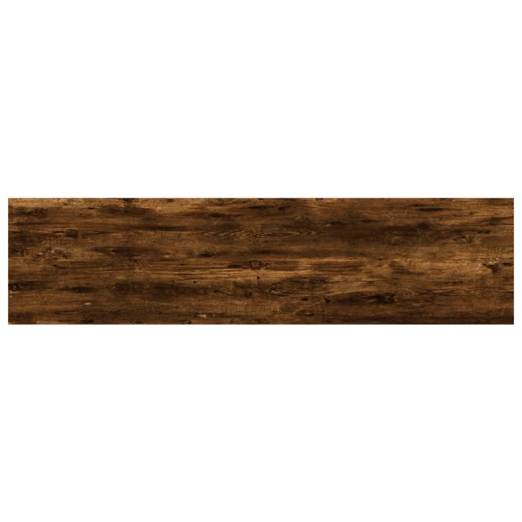 vidaXL 8 db füstös tölgy színű szerelt fa fali polc 40 x 10 x 1,5 cm
