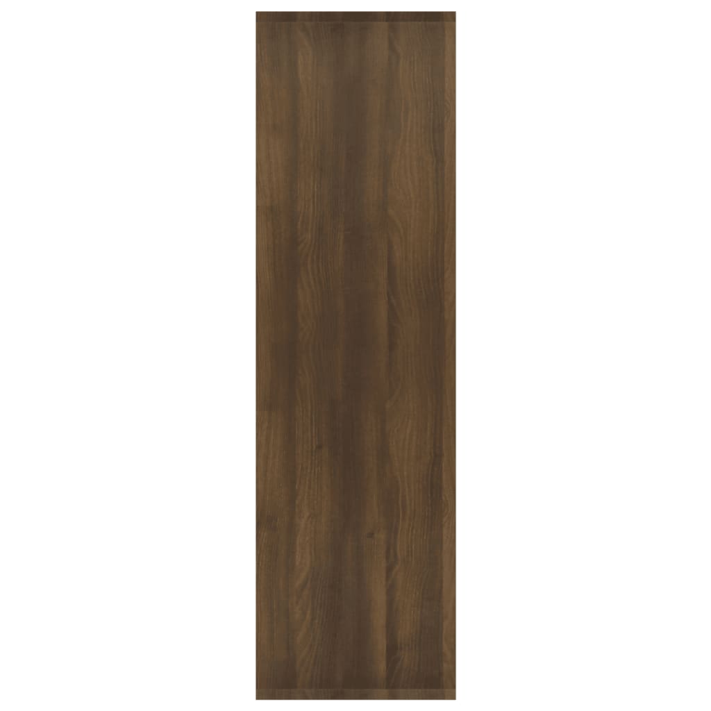 vidaXL barna tölgyszínű fa könyvszekrény/térelválasztó 60x30x103 cm