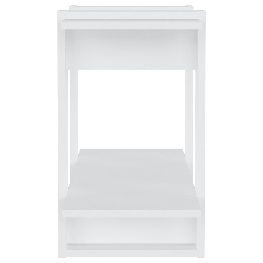 vidaXL magasfényű fehér könyvszekrény/térelválasztó 80 x 30 x 51 cm