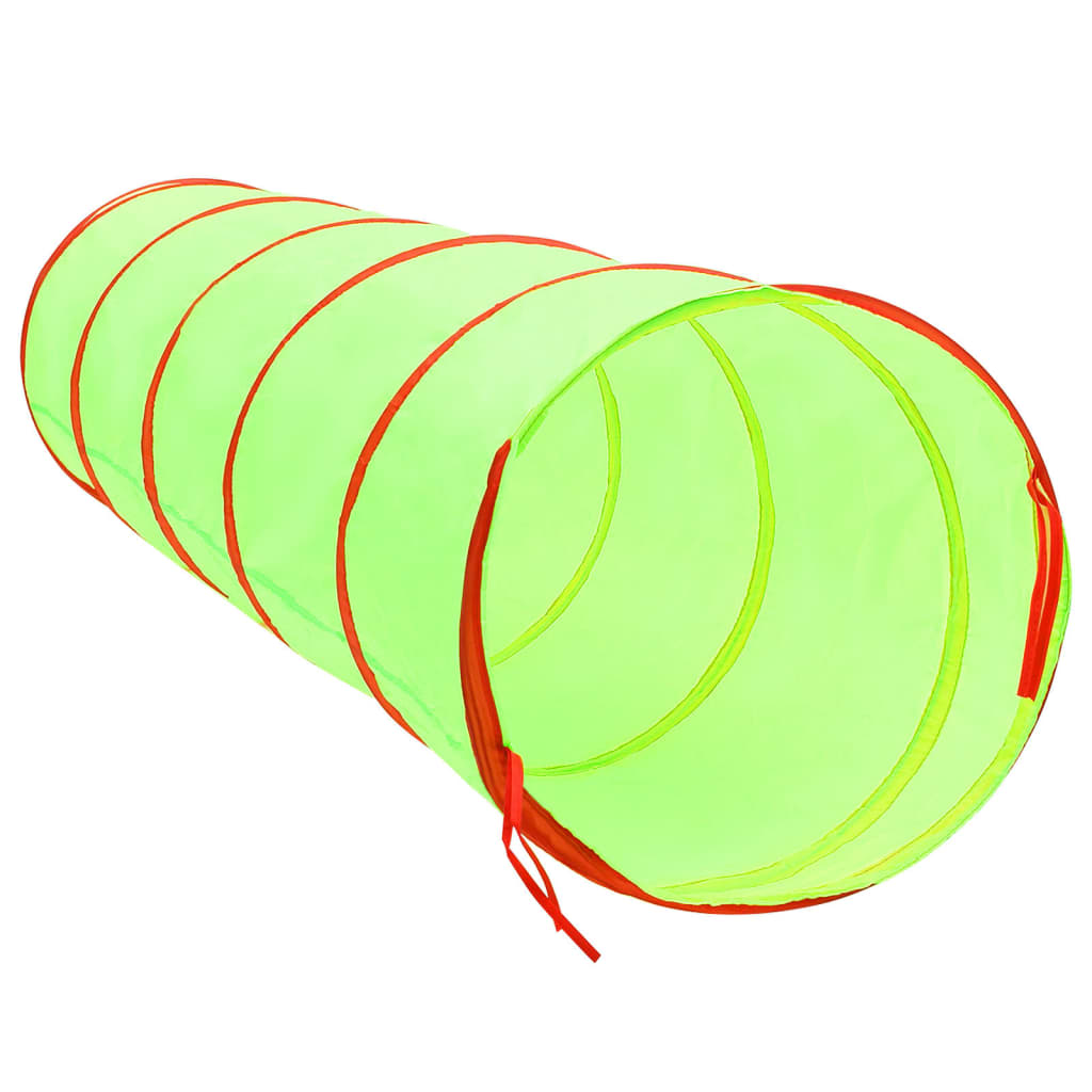 vidaXL zöld poliészter gyerek-játszóalagút 175 cm