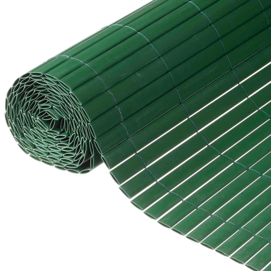 Nature zöld kétoldalú PVC kerti paraván 1 x 3 m