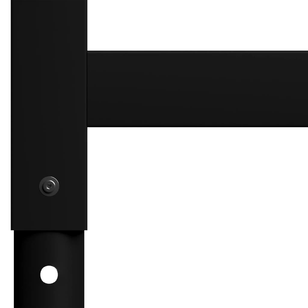 vidaXL 2 db fekete állítható fém munkapadváz 85 x (69-95,5) cm